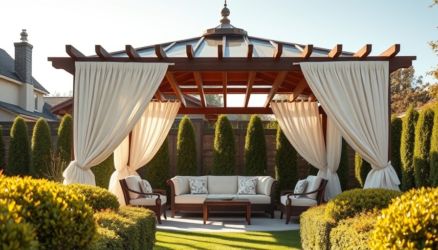 Elegant backyard gazebo design ideas with lush greenery.