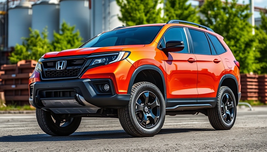 2026 Honda Passport TrailSport front view in rugged setting.