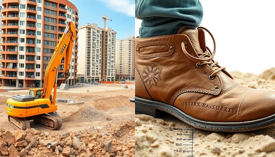 Medieval shoes and bags discovery at construction site excavation.