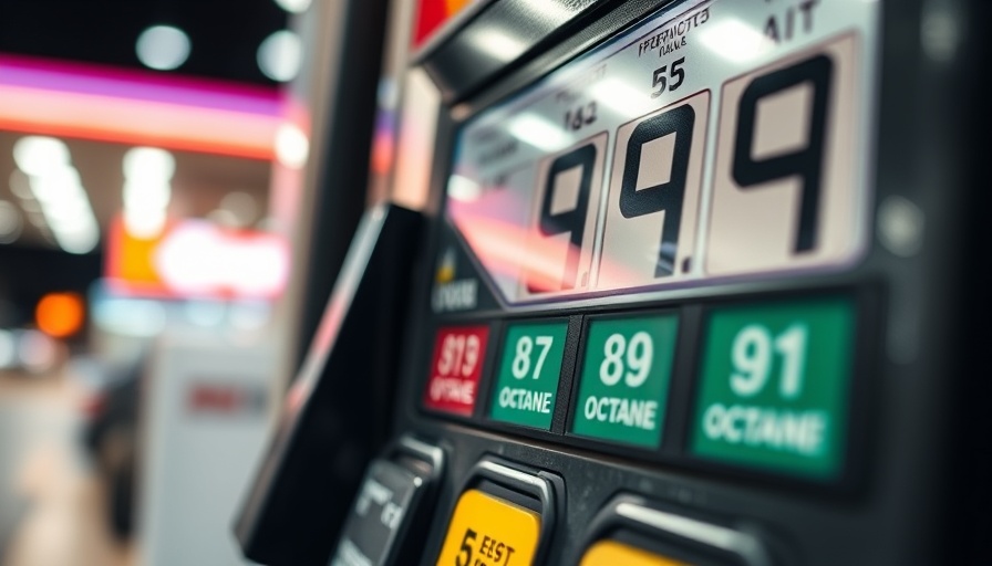 Gas pump display with octane ratings and prices, highest gas prices in Washington state.