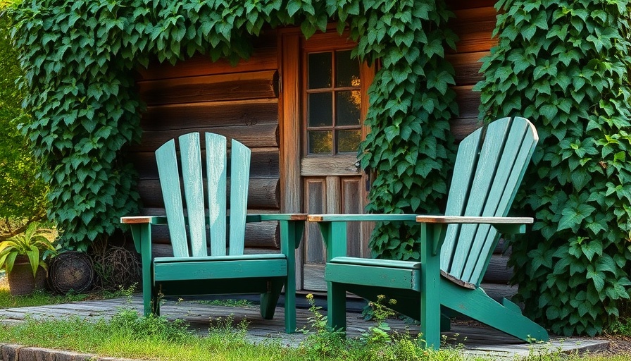 Rustic Chair Revival in a vintage garden setting.