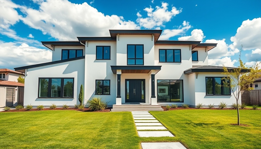 Diani Homes Model Home 2025, modern design with green landscaping.