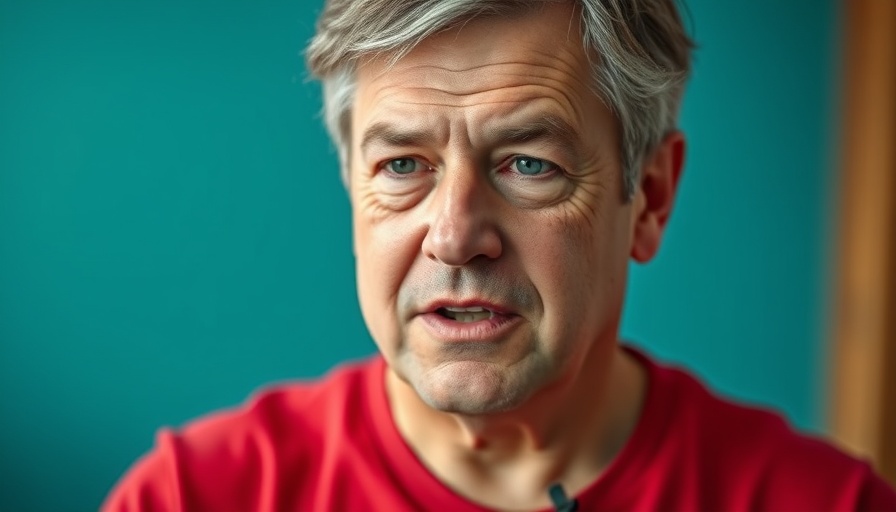 Middle-aged man discussing 5 warning signs of parasites.