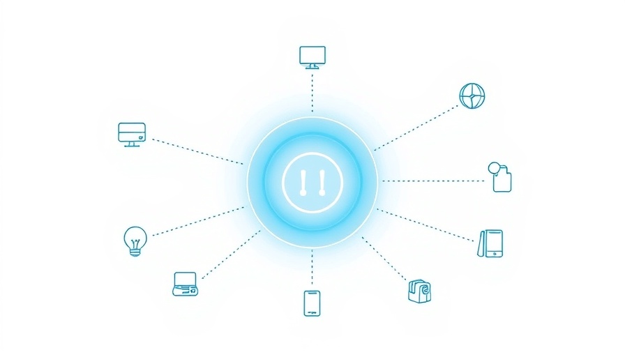 Thread network unification visualization with interconnected smart devices.