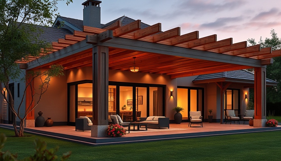 Luxurious attached pergola benefits in modern home.