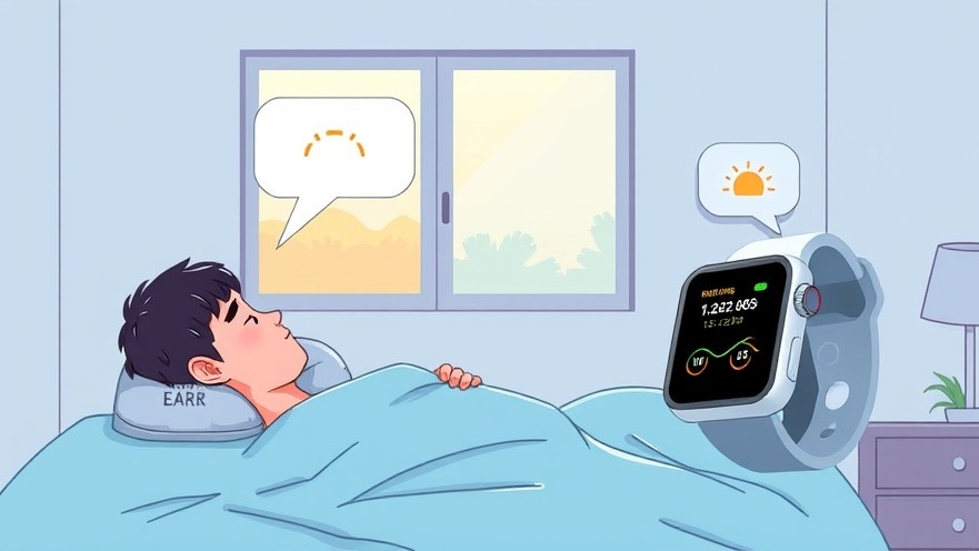 Cartoon of a person waking up with SmartThings routines, showcasing sustainable home automation.