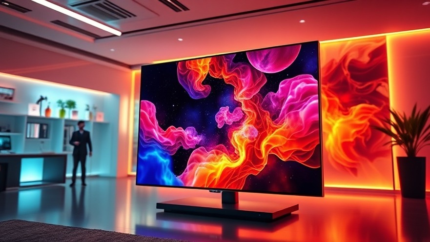Sleek modern flat-screen TV with vibrant display and innovative features for top home entertainment.