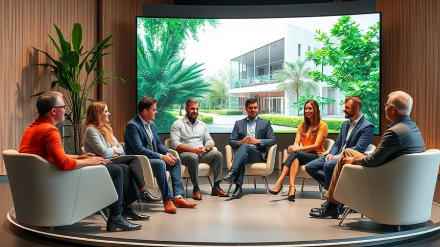 Panel of NeoCon industry experts in a discussion setting.