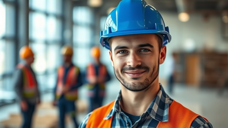 Youthful worker attracts youth to the construction industry.