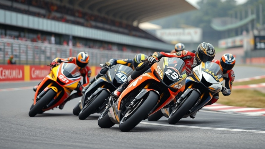 2025 MotoGP Malaysian Grand Prix race action at Sepang Circuit