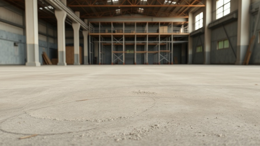 Enhanced Integrated Dowel Model in industrial floor construction.