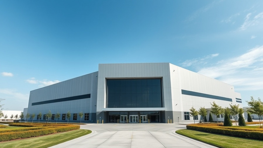 Modern warehouse representing Anatolia distribution center expansion.