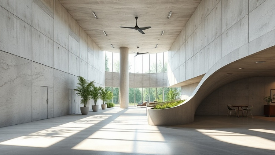 Linh Trung House renovation with modern concrete interior