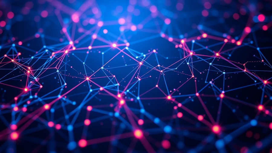 Intricate digital lines showcasing Vertical AI in Construction Productivity.