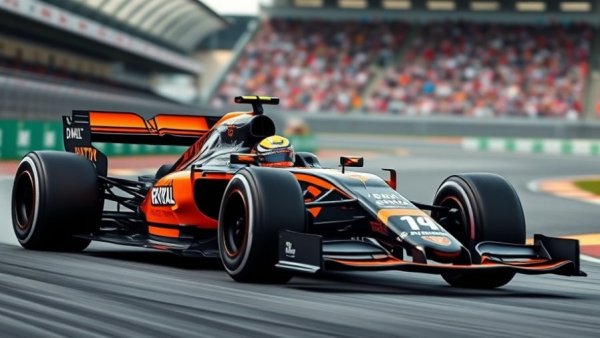 Sao Paulo Grand Prix Practice Results highlight a dynamic F1 car.