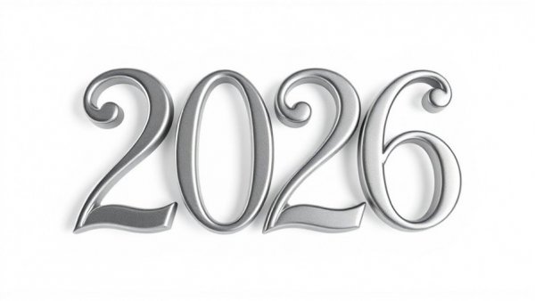 Artistic metallic 2026 sign for Concrete Events 2026.