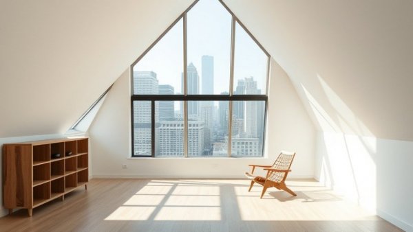 Modern attic renovation in Barcelona with open space and sleek design.