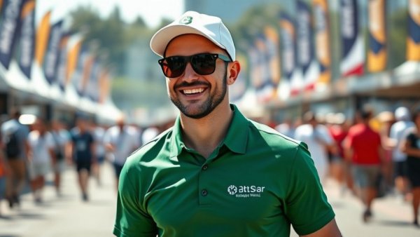 Adrian Newey Formula 1 documentary, man in green shirt and cap outdoors