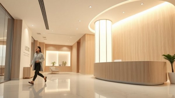 Kyeol Clinic modern Korean design interior with minimalistic elegance.