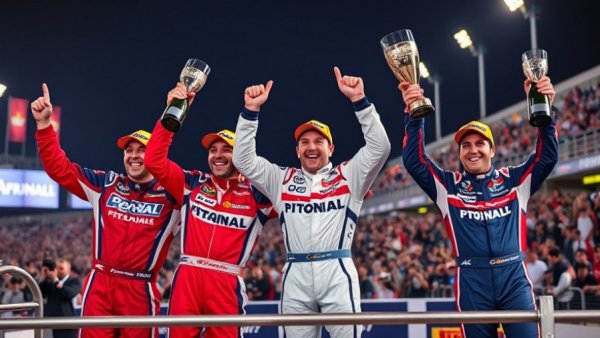 Verstappen Honda partnership race winners celebrate on podium.