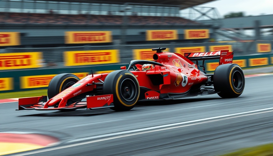 Hamilton struggled in Budapest qualifying; race car turns sharply on track.