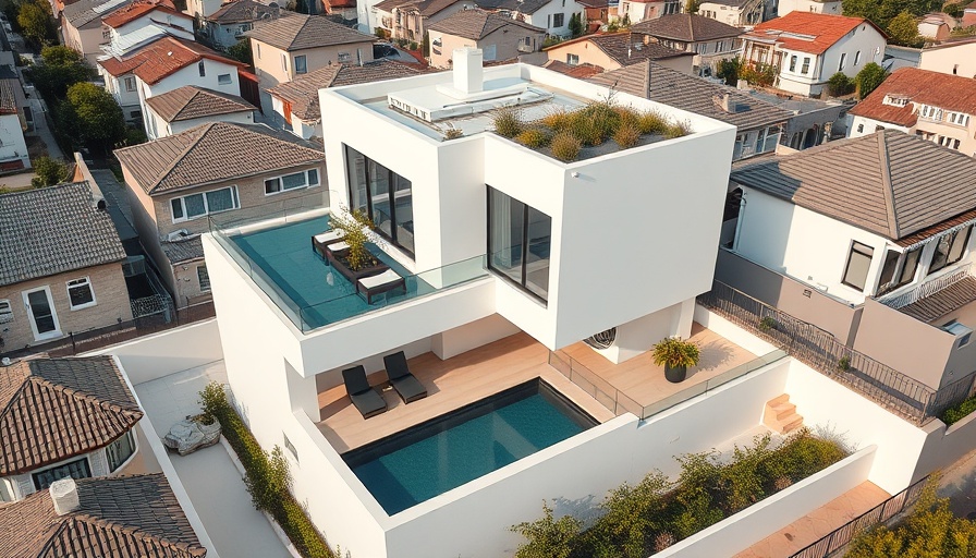 Modern house in Hanoi with pool, showcasing family-centric architecture.