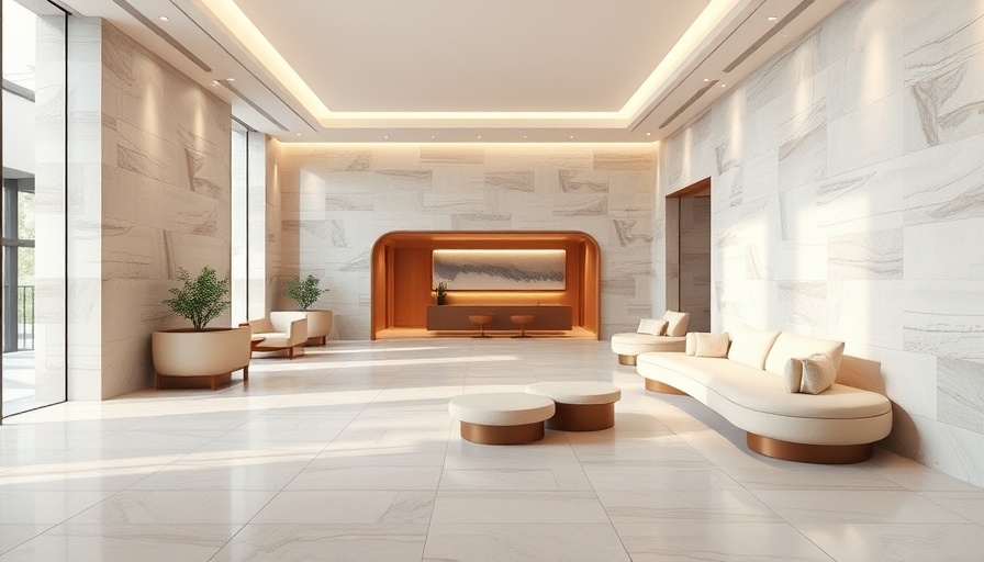 Sophisticated modern interior showcasing high-end tile craftsmanship.