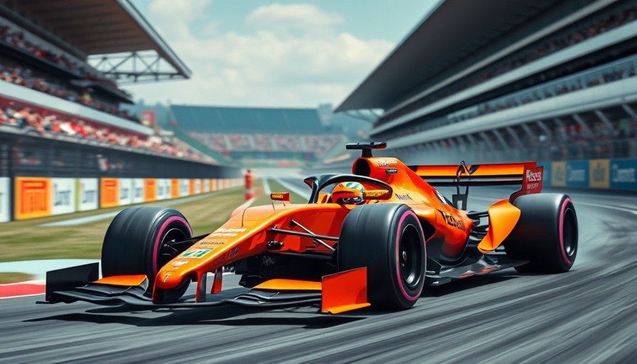 Efficient correlation in Formula 1 upgrades with McLaren F1 car on track.