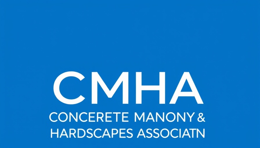 CMHA logo representing hardscape production trends.