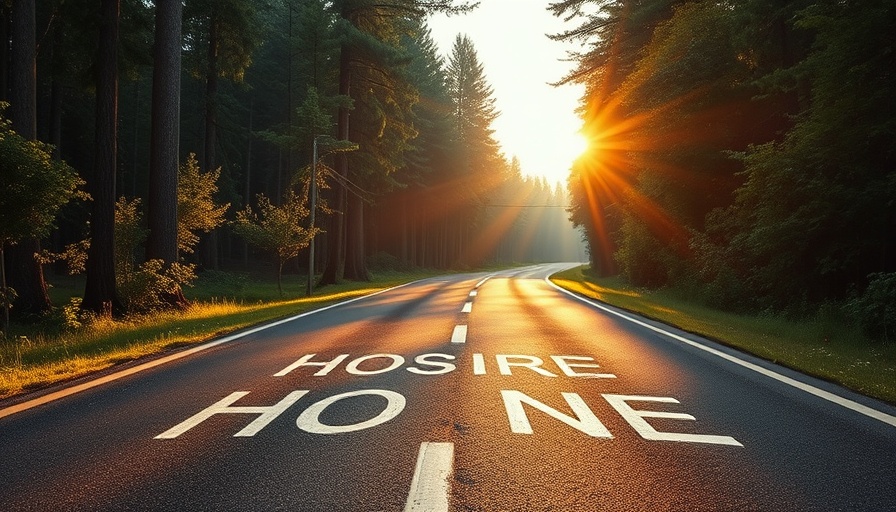 Inspiring road to recovery in construction, sunlight horizon
