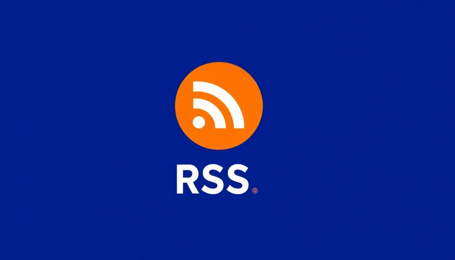 RSS Feeds app logo on a blue background