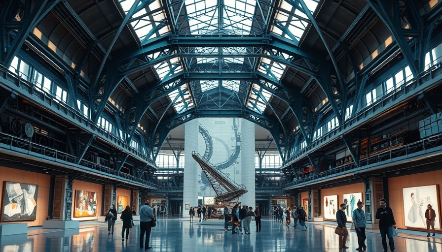 Futuristic museum with open storage for self-curated experiences