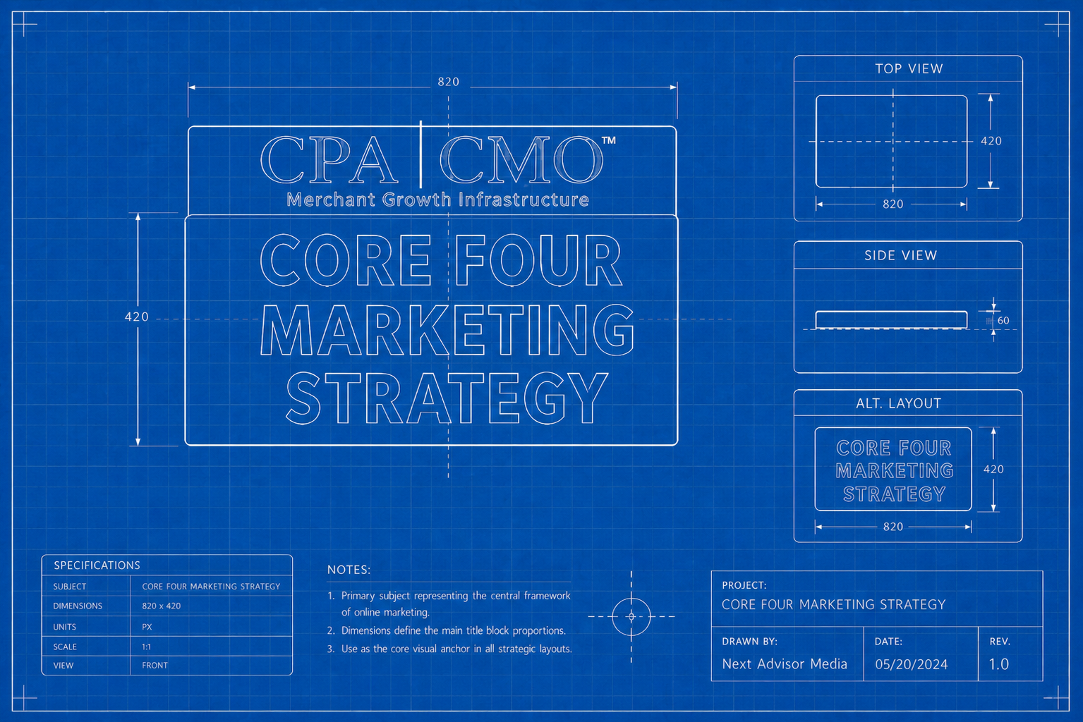 Minimalist circular system diagram with glowing segments on charcoal background.