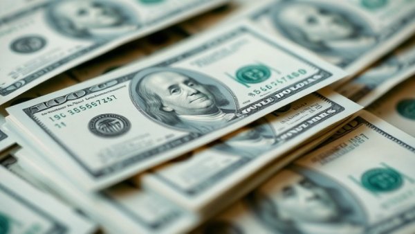 Stack of hundred-dollar bills symbolizing automotive finance services.