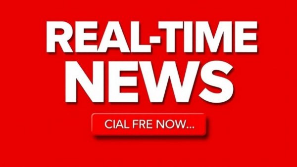 Real-time news subscription banner with headline text and call-to-action button.