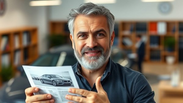Confident instructor at the automotive training center, professional setting.
