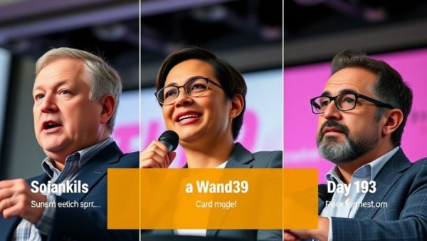 NADA Show 2026 speakers with event days and colors.