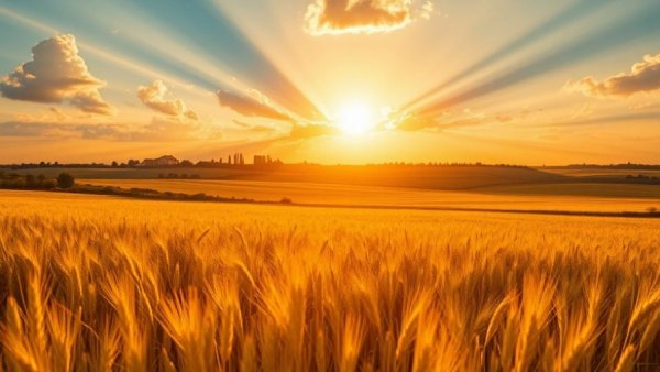Golden wheat field under sunset symbolizes post-purchase revenue strategies.