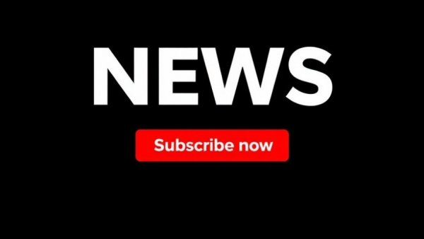 Real-time news banner with subscription offer.