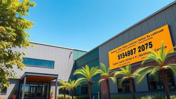 Industrial building for plastic supply near me with clear signage