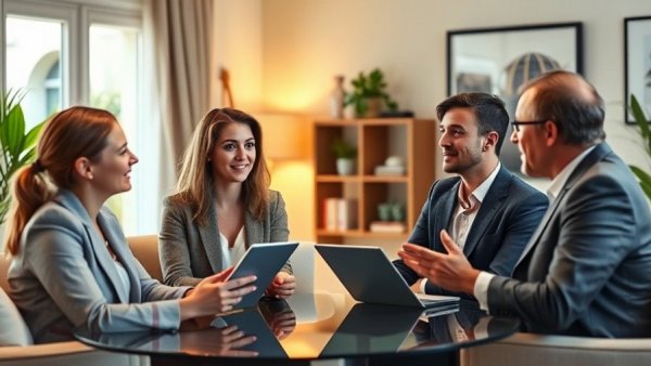 Professionals discussing leadership strategy in the automotive industry online.