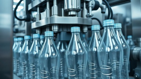 Customized large injection molding machine making bottles.