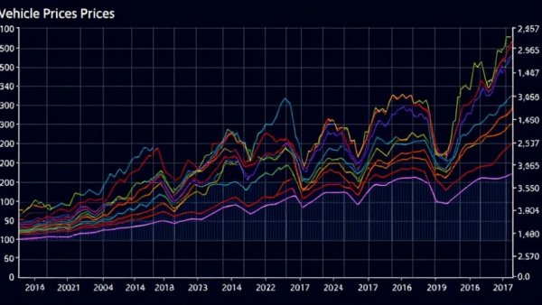 Graph of wholesale weekly price index trends for 2-6-year-old vehicles from 2019 to 2026.
