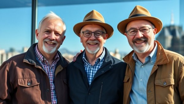 Giles Automotive executives standing together celebrating Kia dealership acquisition.