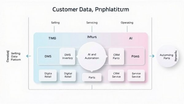 Diagram of CDK Built-In Customer Data Platform showing integration.