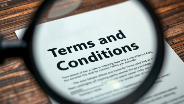 Focused view of terms and conditions highlighting compliance, symbolizing 700Credit data breach compliance.