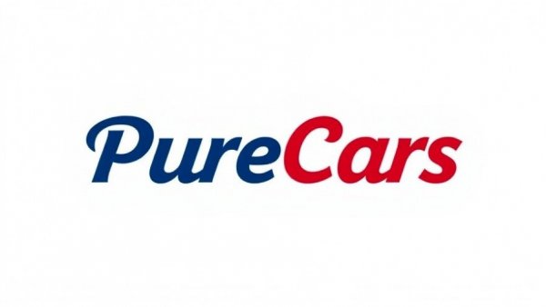 PureCars logo representing automobile finance companies with vibrant design.