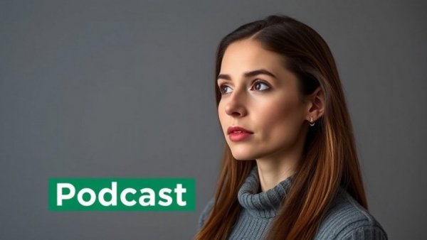 Podcast graphic featuring a thoughtful young woman discussing evaluating technical founders in VC.