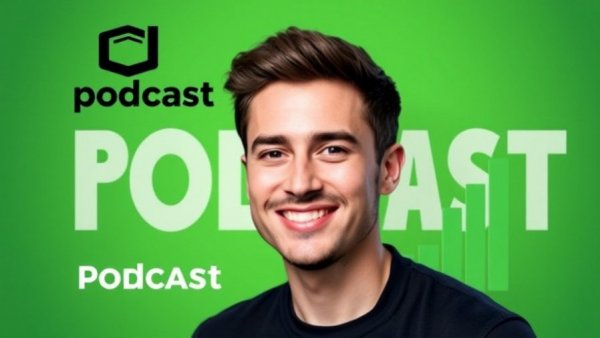 AI-driven Go-to-Market strategies podcast cover with a young man and branding.