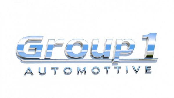 Group 1 Automotive logo in sleek metallic finish.